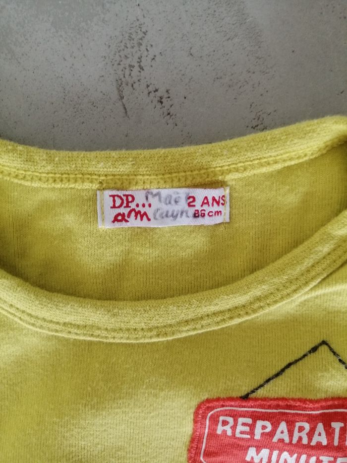 Tee-shirt garçon DPAM 2 ans - photo numéro 3