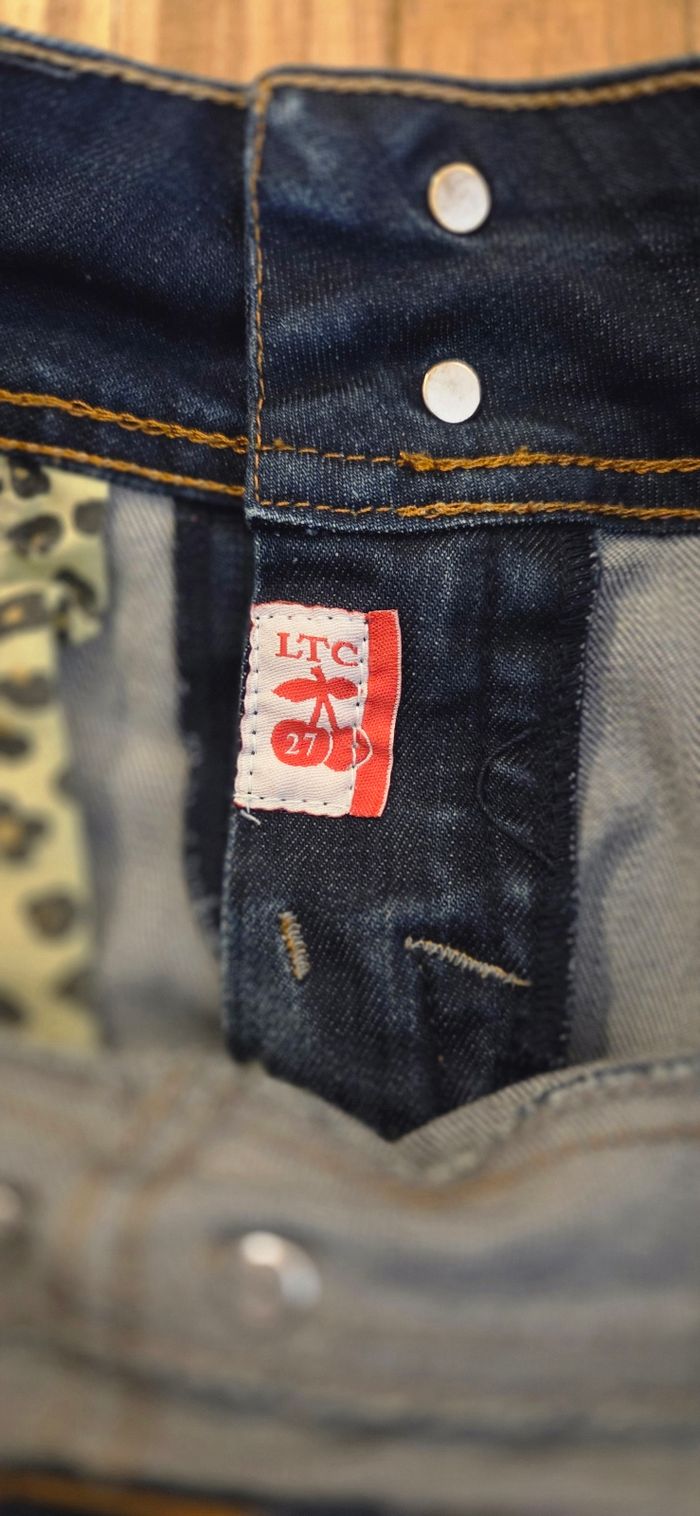 Jean slim Le Temps des Cerises – Taille 27 (équiv. 36/38) – Délavage brut – Excellent état - photo numéro 7