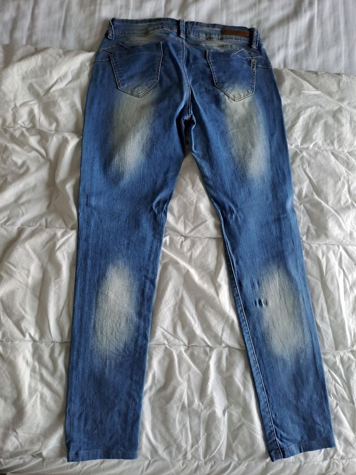 Jeans femme délavé - photo numéro 2