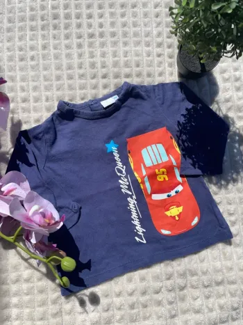 T shirt manche longue - Cars - 12 mois - 1 an
