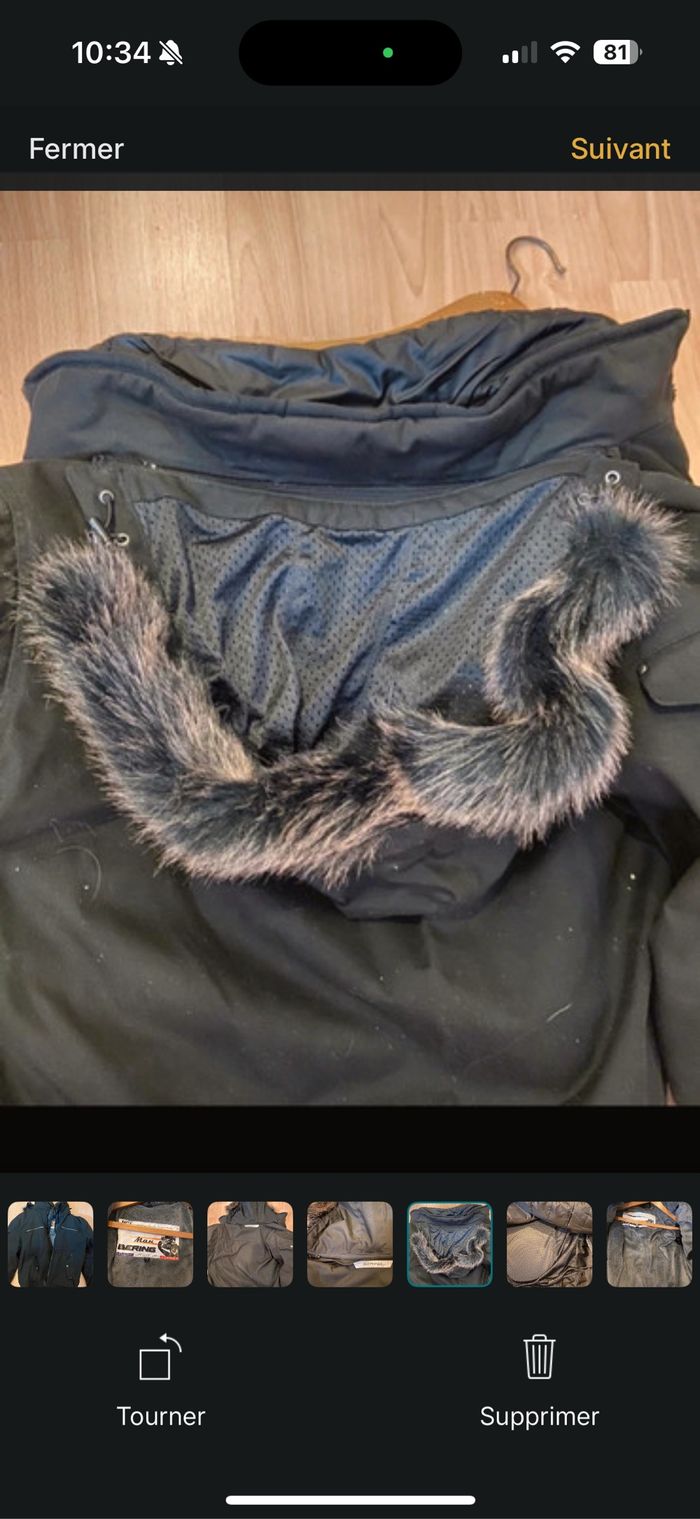 Veste de moto Béring taille L noir - photo numéro 5