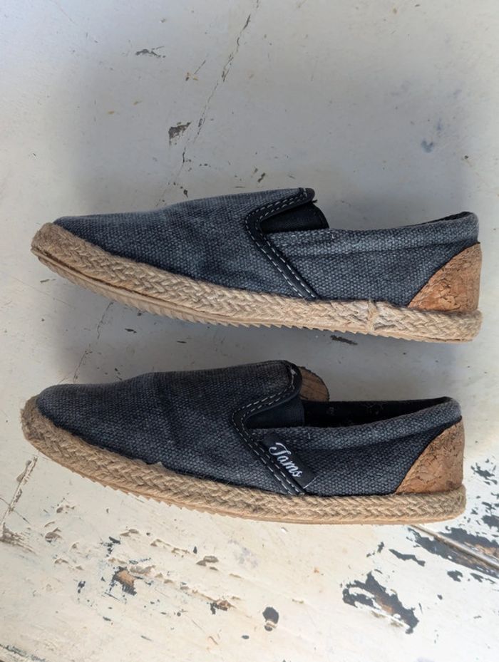 Espadrilles en toile gris foncé Tams – pointure 29 - photo numéro 6