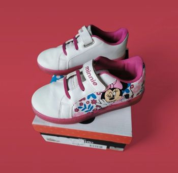 Baskets Minnie semelles pailletées pointure 31