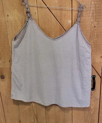 Débardeur à bretelles tressées - XL - Beige