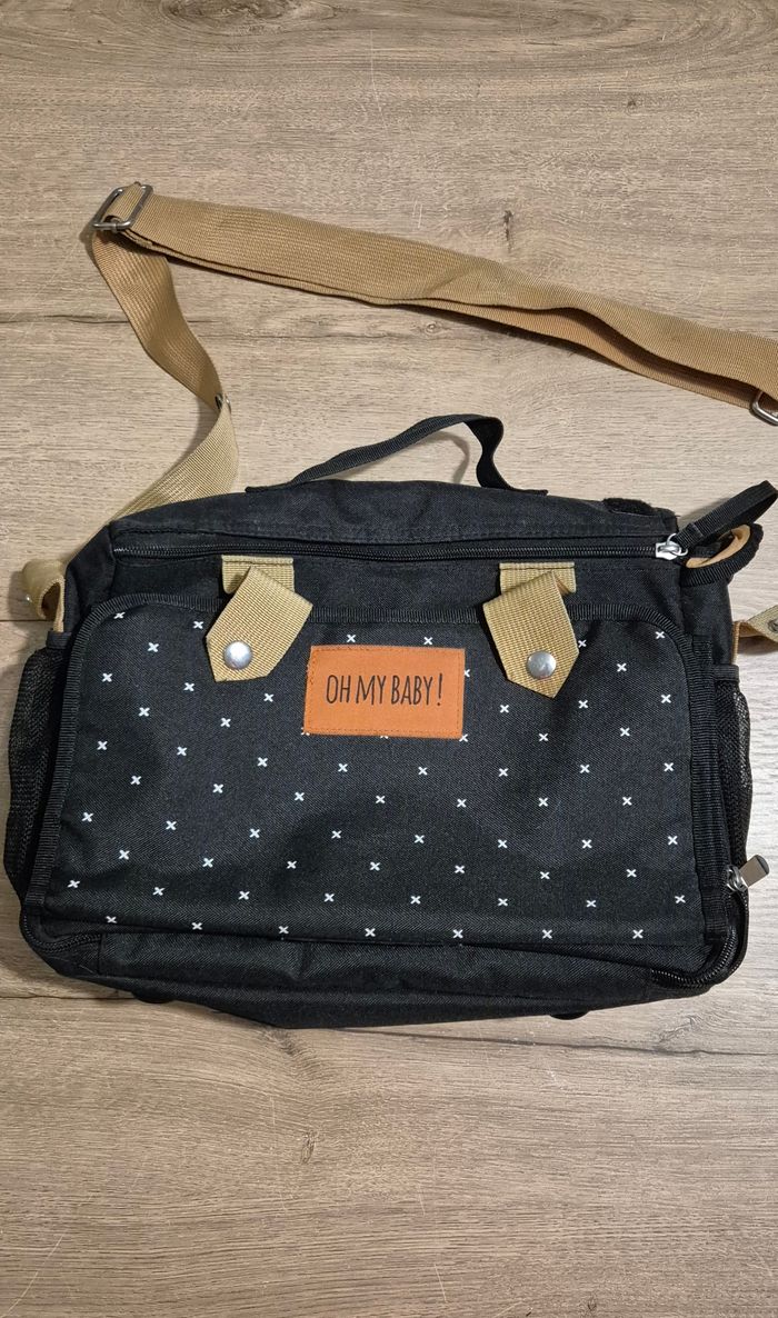 Sac à langer avec tapis pour poussette - photo numéro 2