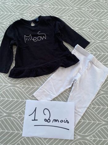 Bel ensemble chat 12 mois