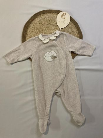Pyjama mixte renard ouverture avant