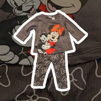 Ensemble fille Disney Minnie marque h&m en excellent état taille 6/9 mois