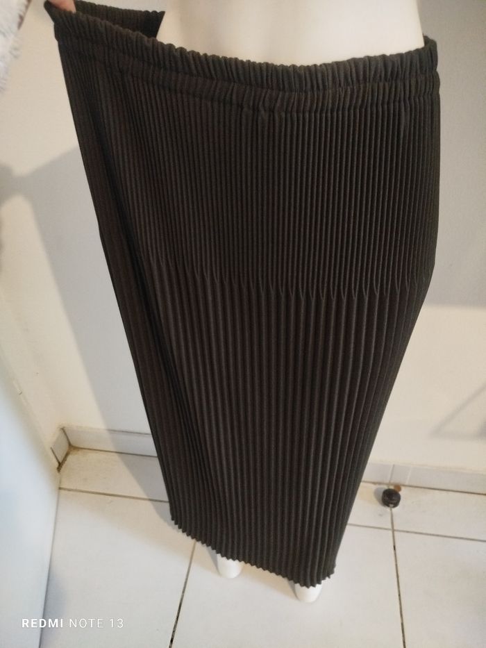 #kytietailleuniquefemme. Jupe longue plissé taille unique - photo numéro 5