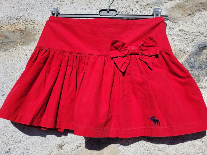 Superbe jupe rouge Abercrombie & Fitch Taille O ou 24 ou 10/12 ans