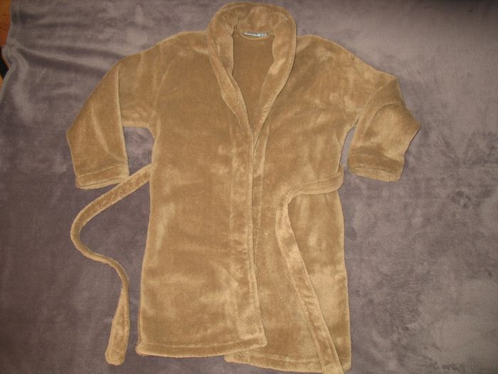 ROBE DE CHAMBRE MARRON CLAIR GARÇON "NKY BY KIABI" - 8 ANS - n°01