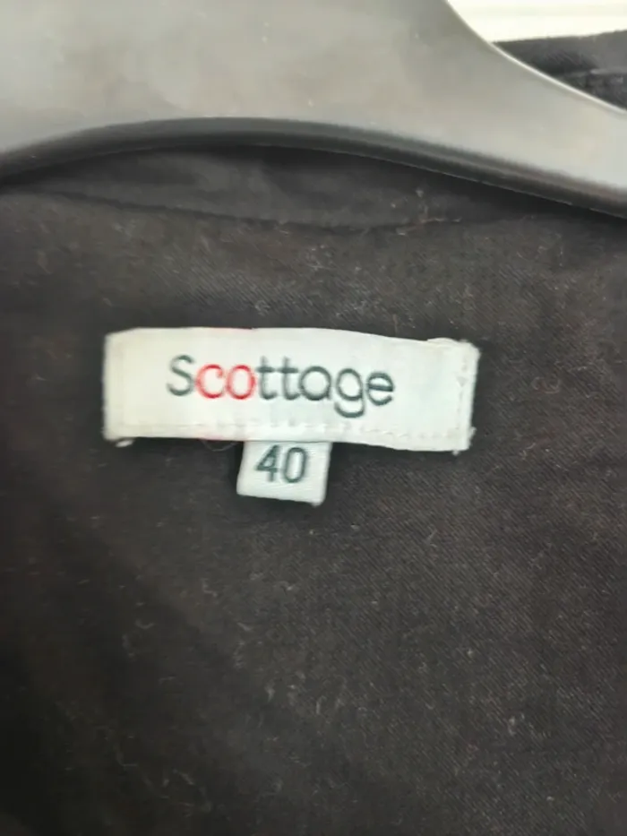 Veste noire cloutée Scottage T.40 (effet rock chic) - photo numéro 2