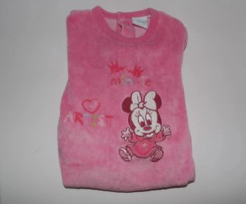 Pyjama Velours - Minnie - 3 mois