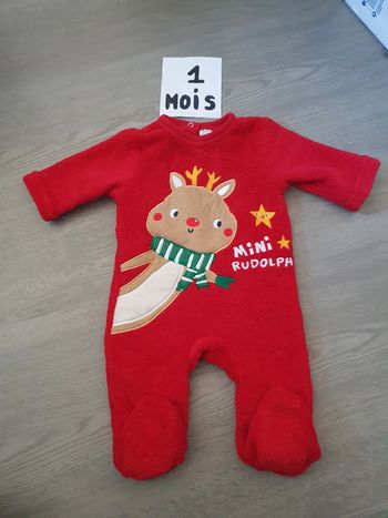 Pyjama 1mois polaire