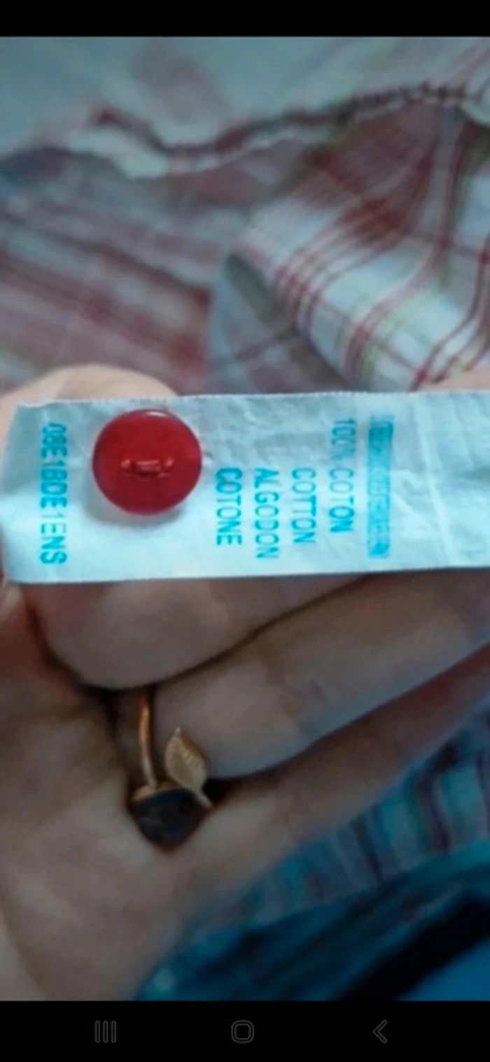 Blouse manches longues à carreaux Sergent Major 18mois 👻 - photo numéro 4