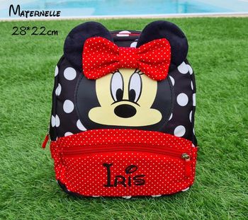 Sac maternelle minnie personnalisé