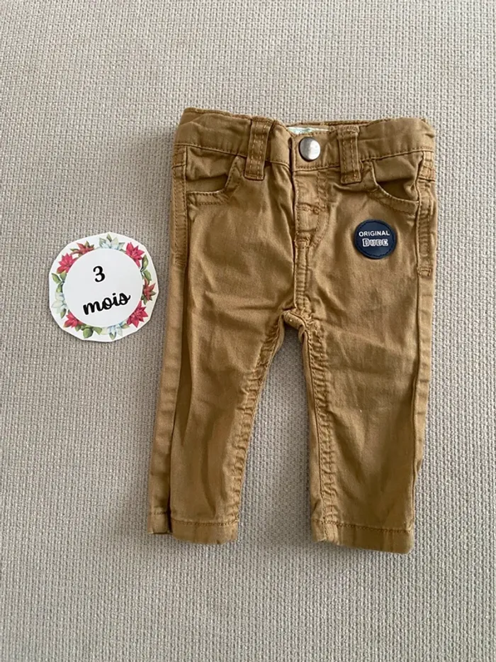 Pantalon slim mes petits cailloux 3 mois