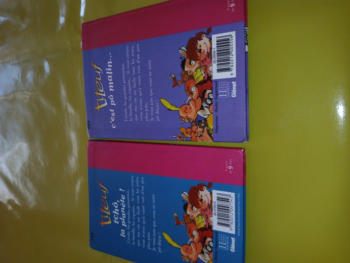 lot de 2 livres titeuf bibliotheque enfant des 9 ans - photo numéro 3