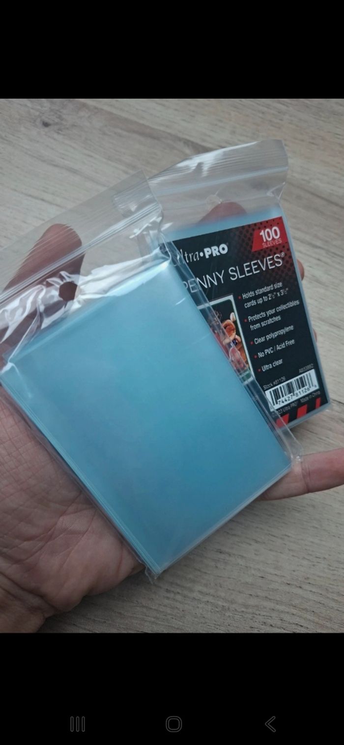 Lot de 200 sleeves protection classique souple pour cartes Pokémon ou autres tcg ultra pro - photo numéro 2