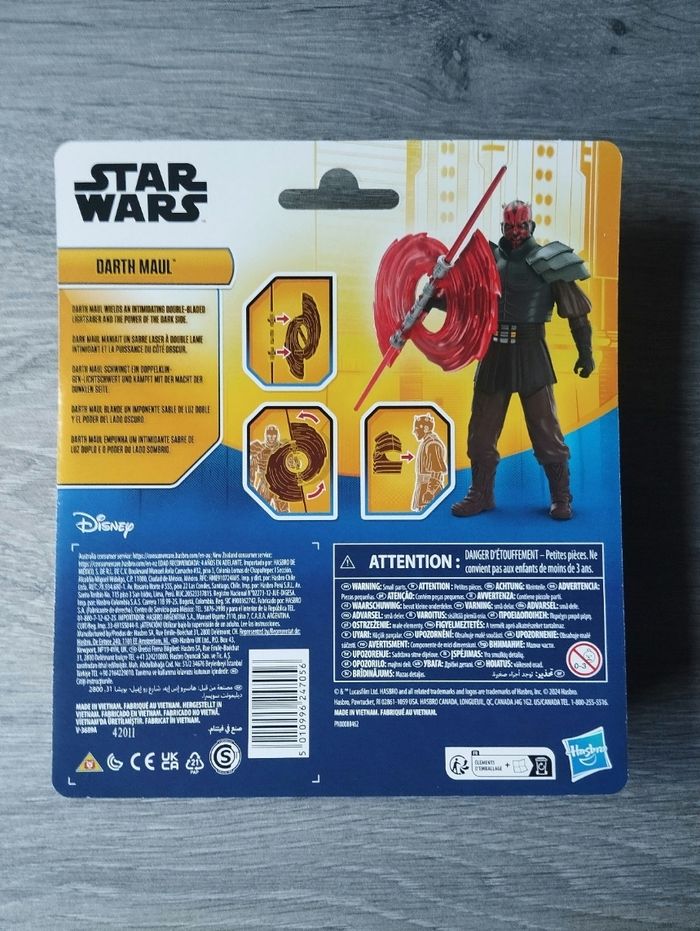 STAR WARS - Figurine Epic Hero Series Darth Maul 10 cm + accessoires - photo numéro 2