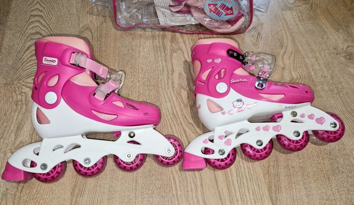 Roller hello kitty ajustables 34-37 excellent état - photo numéro 4
