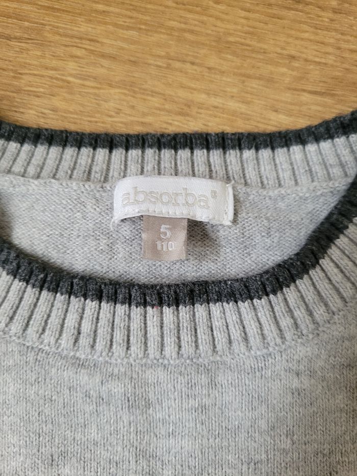 Pull gris 5 ans - photo numéro 5