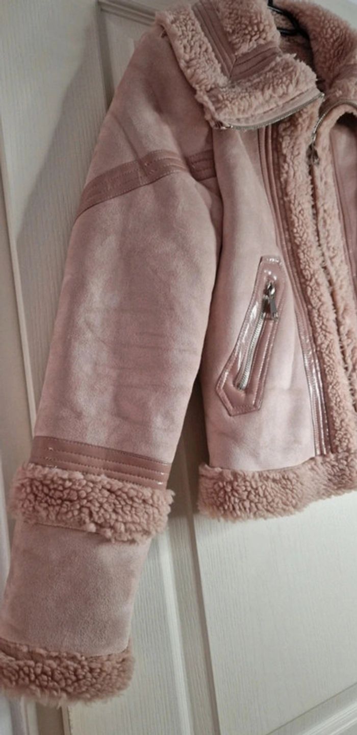 Veste Zac & Zoé moumoute rose - photo numéro 9