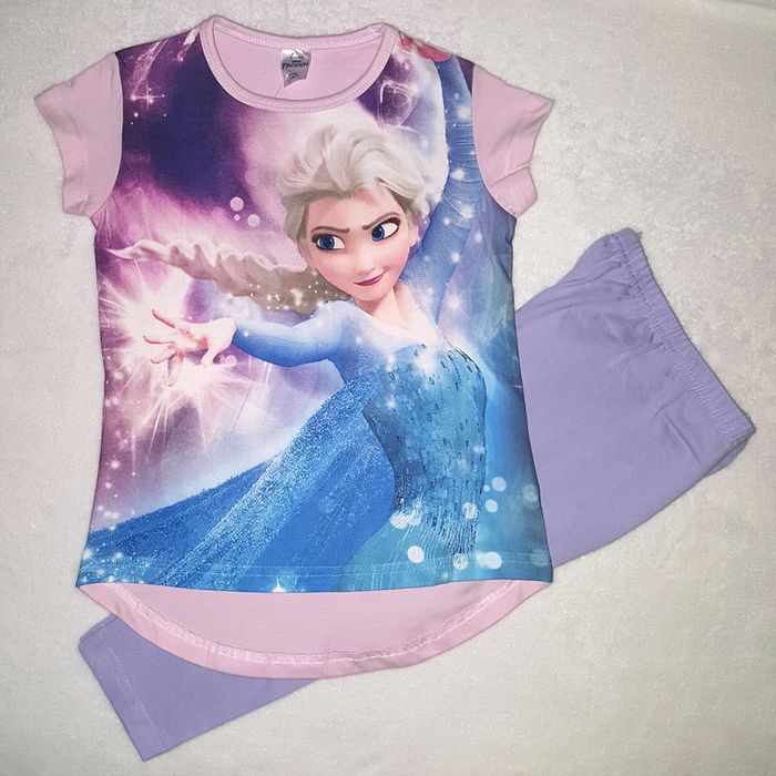 pyjama legging court La reine des neiges disney