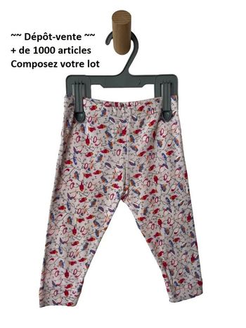 Legging oiseaux multicolores - Petit Bateau 12 mois (74 cm)