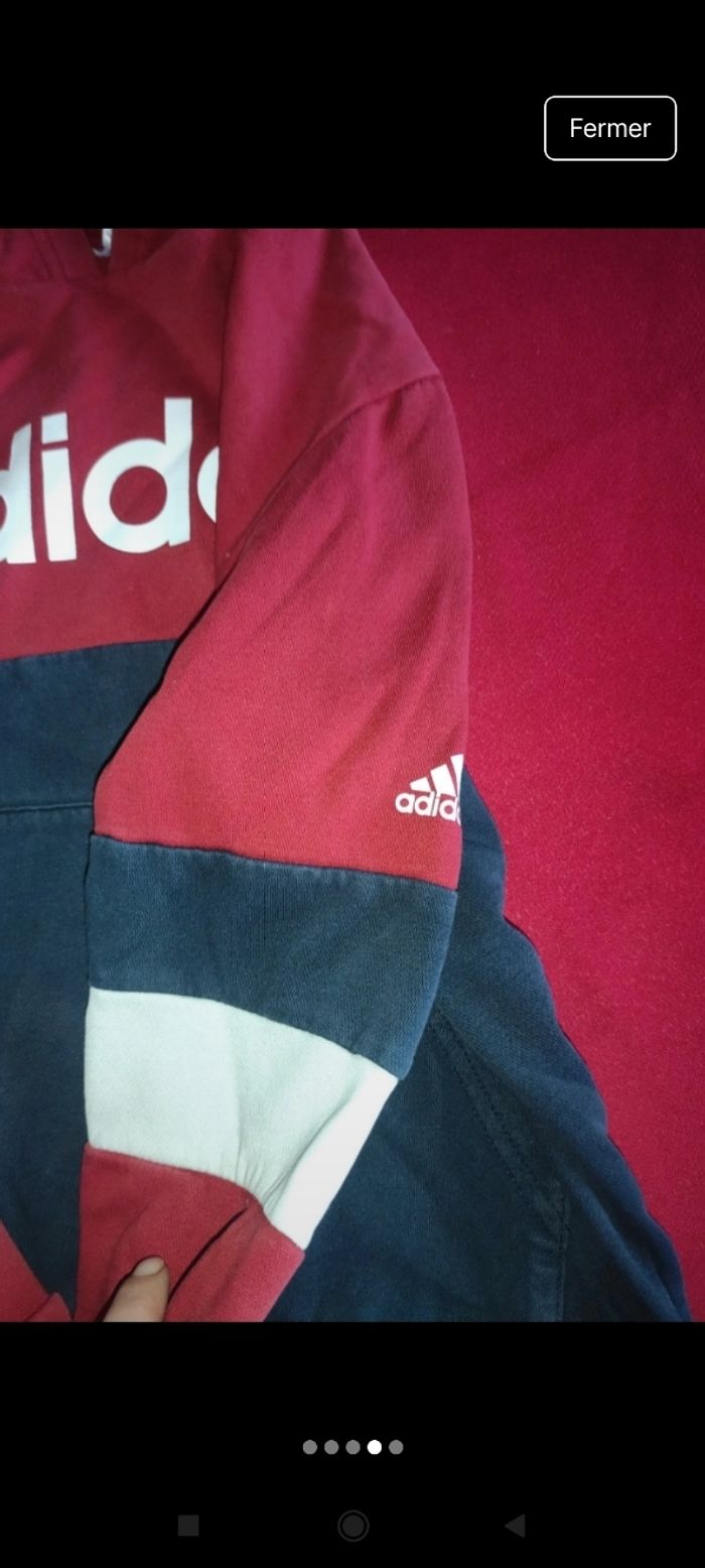 Pull capuche adidas e13 - photo numéro 3