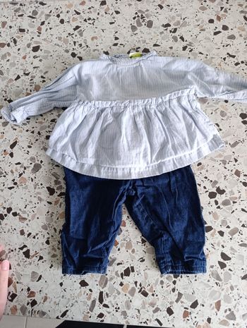 Ensemble bebe fille 6 mois