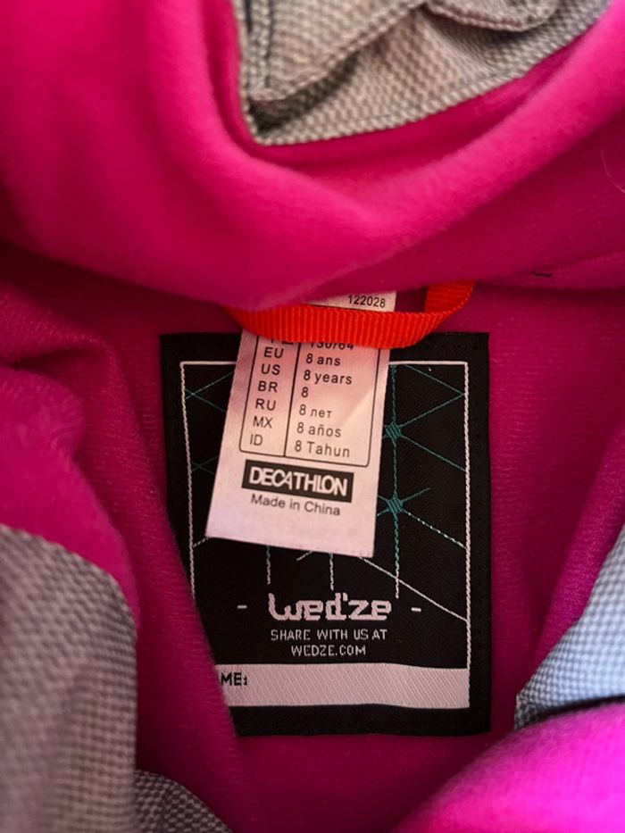 Manteau ski fille décathlon 8 ans - photo numéro 2