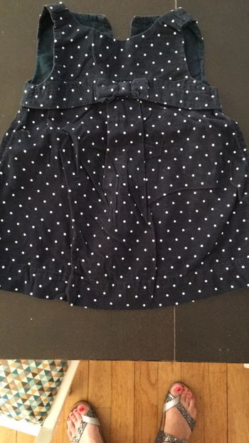 Robe velour baby gap 12-18m