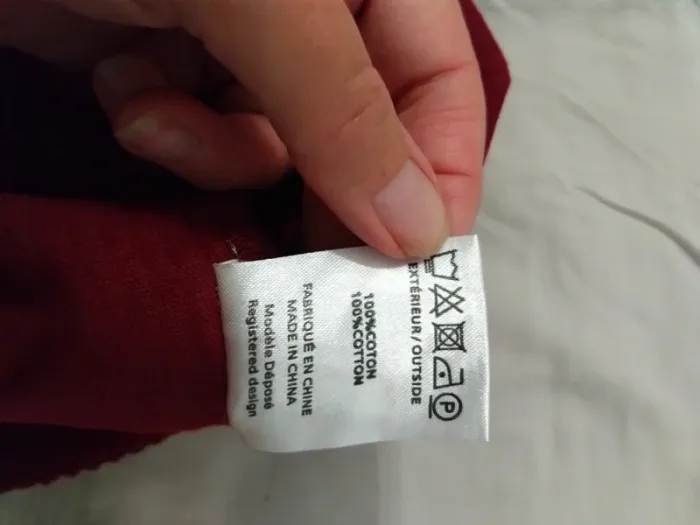 Pantalon La Petite Étoile T36 – velours côtelé bordeaux coton - photo numéro 11