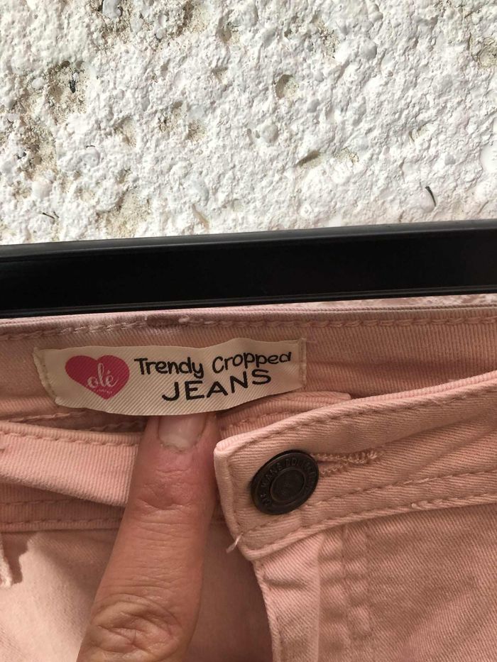 Jean rose Trendy Cropped T38 - photo numéro 3