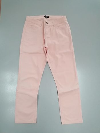 Jeans court slim fit rose 38