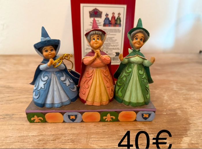 3 fées cendrillon Jim shore