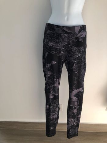 Legging sport Domyos noir et gris