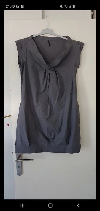 Robe boule grise Naf Naf