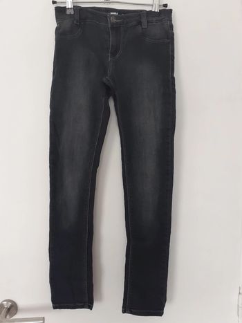 Jegging fille jean noir réglable 10 ans Levi's