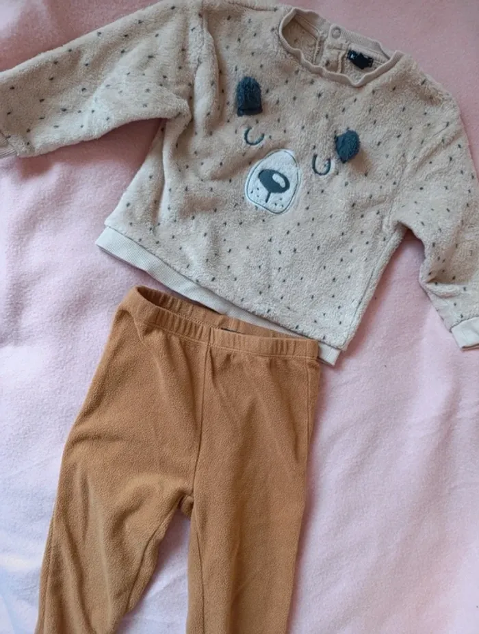 Pyjama chaud ourson 24mois