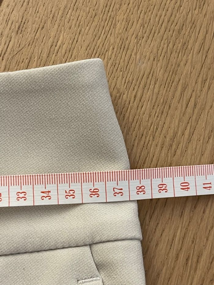 Pantalon tailleur beige - photo numéro 9