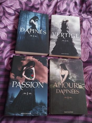 Romans Saga Damnés tomes 1 à 3 + 3,5 Lauren Kate Bayard