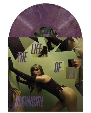 Taylor Swift The Life Of A Showgirl vinyle violet 'shiny bug' édition