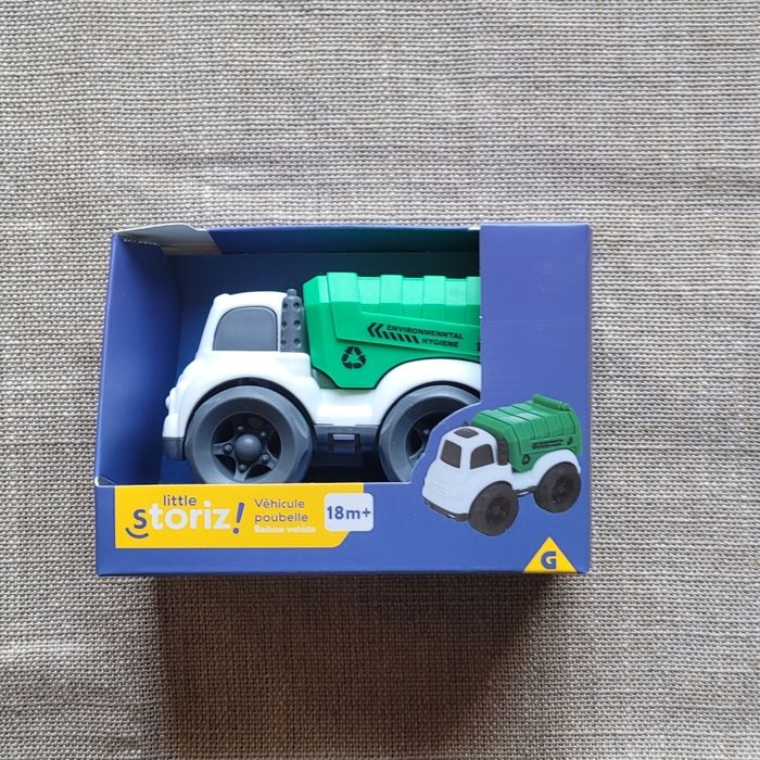 Voiture à friction poubelle