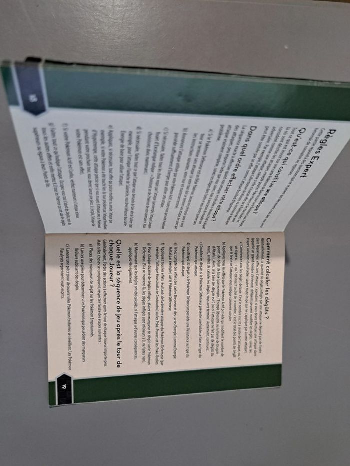 Livret de règles et liste des cartes pokémon ex émeraude FR - photo numéro 3