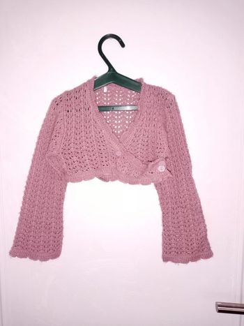 Boléro violet taille 2 ans