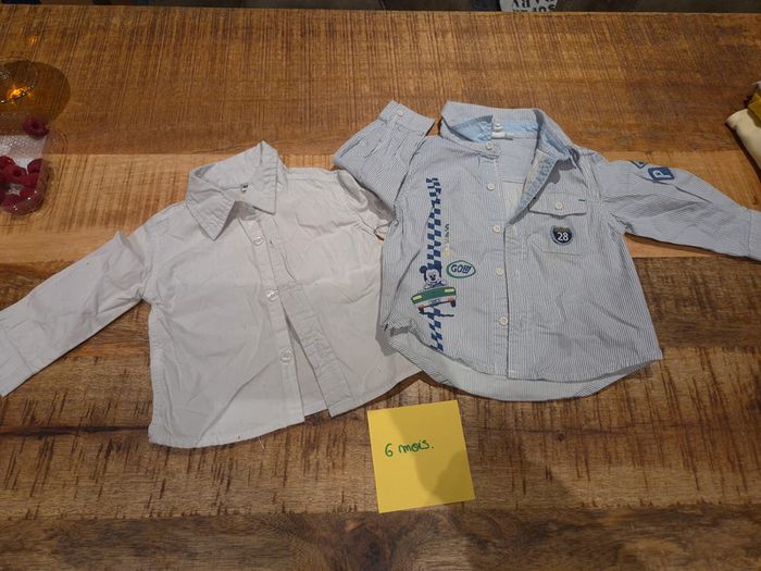 chemises 6mois