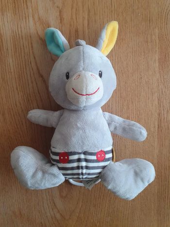 Peluche doudou Ane musical Lilliputiens