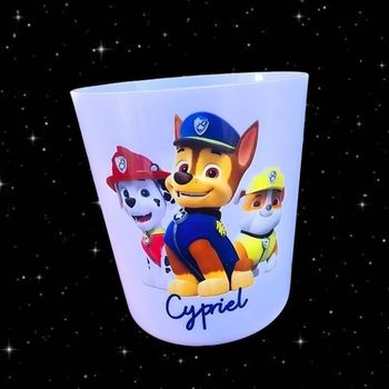 Verre personnalisé enfant pat patrouille